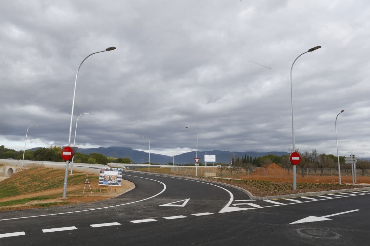 Obre al trànsit el nou accés al polígon de Marratxí des de l’autopista d’Inca  