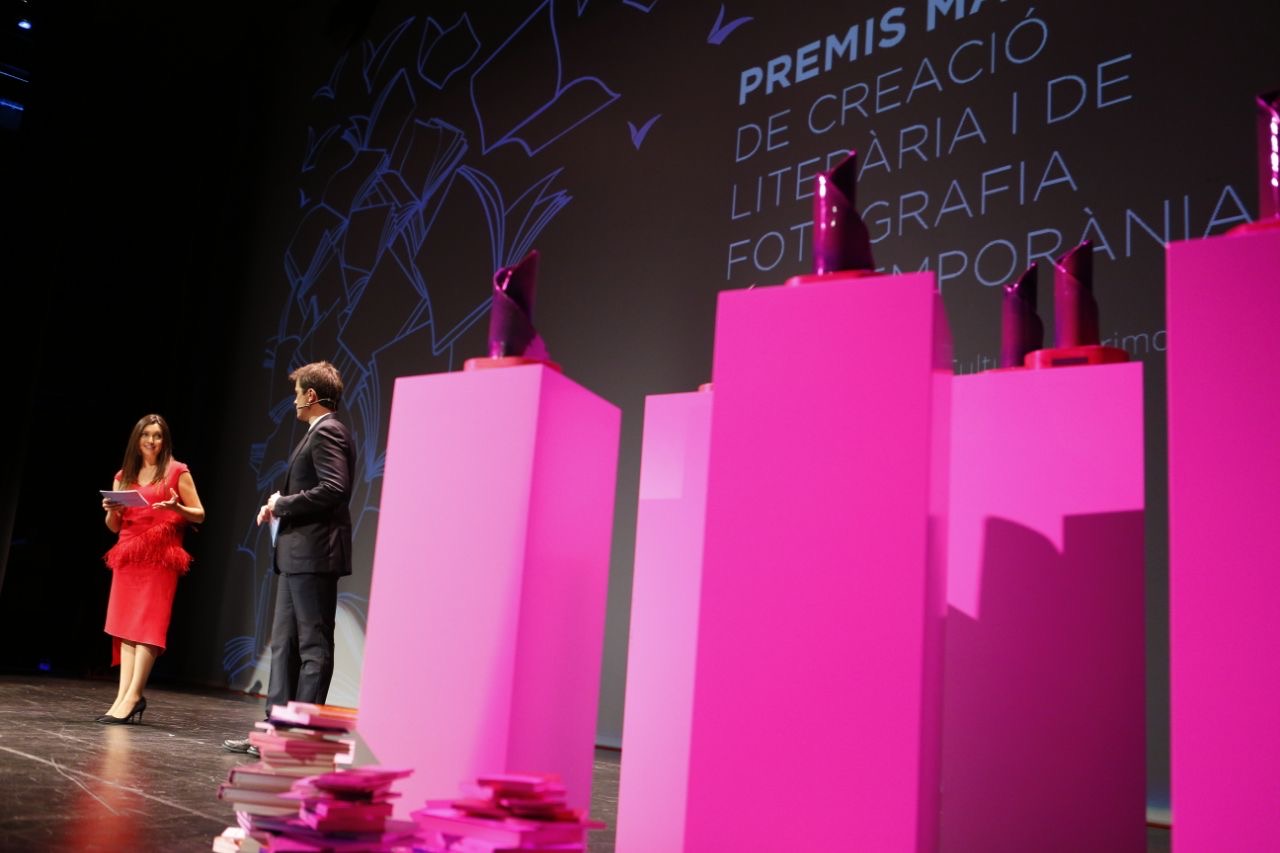 Moment de la gala presentada pels periodistes Mar Puigserver i Toni Terrades