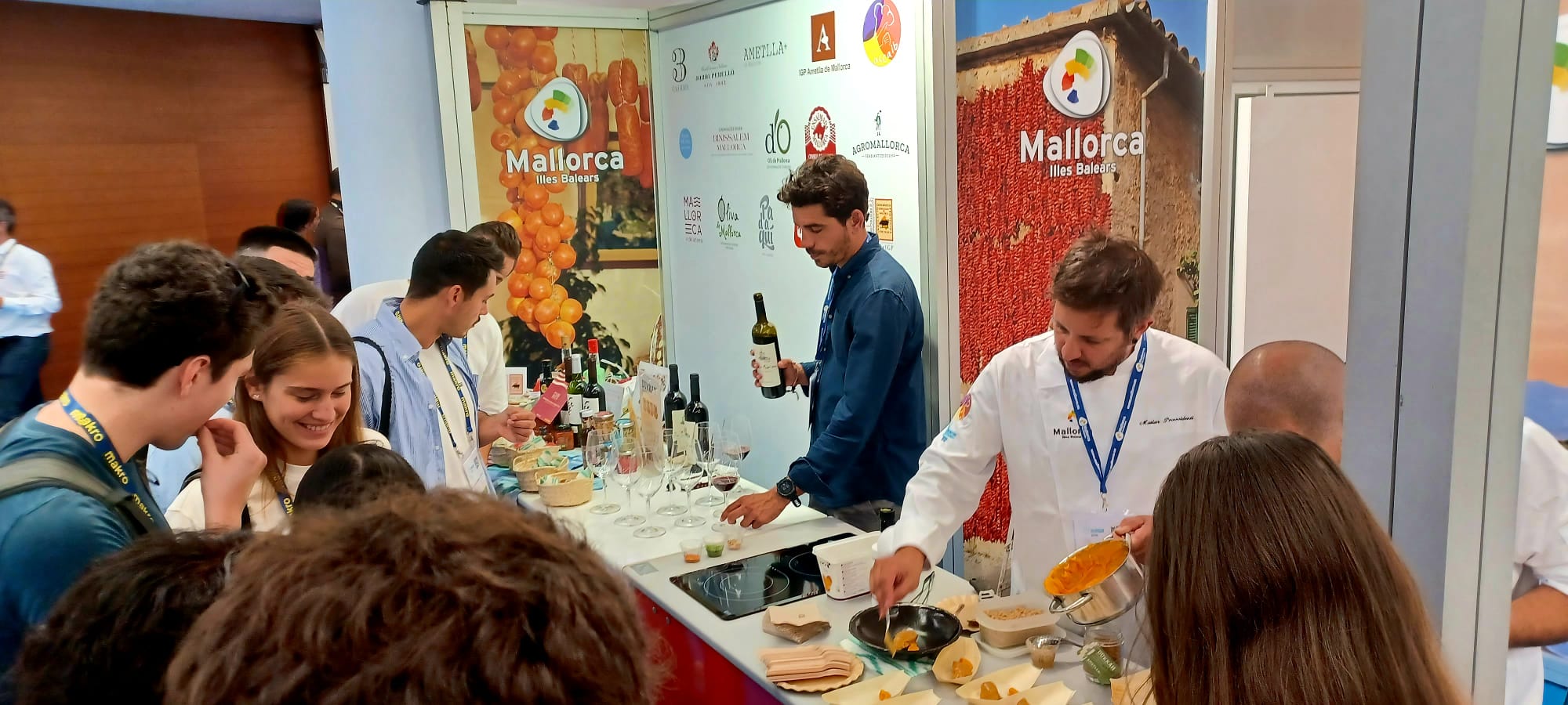 L'estand de la delegació de Mallorca a San Sebastian Gastronomika.