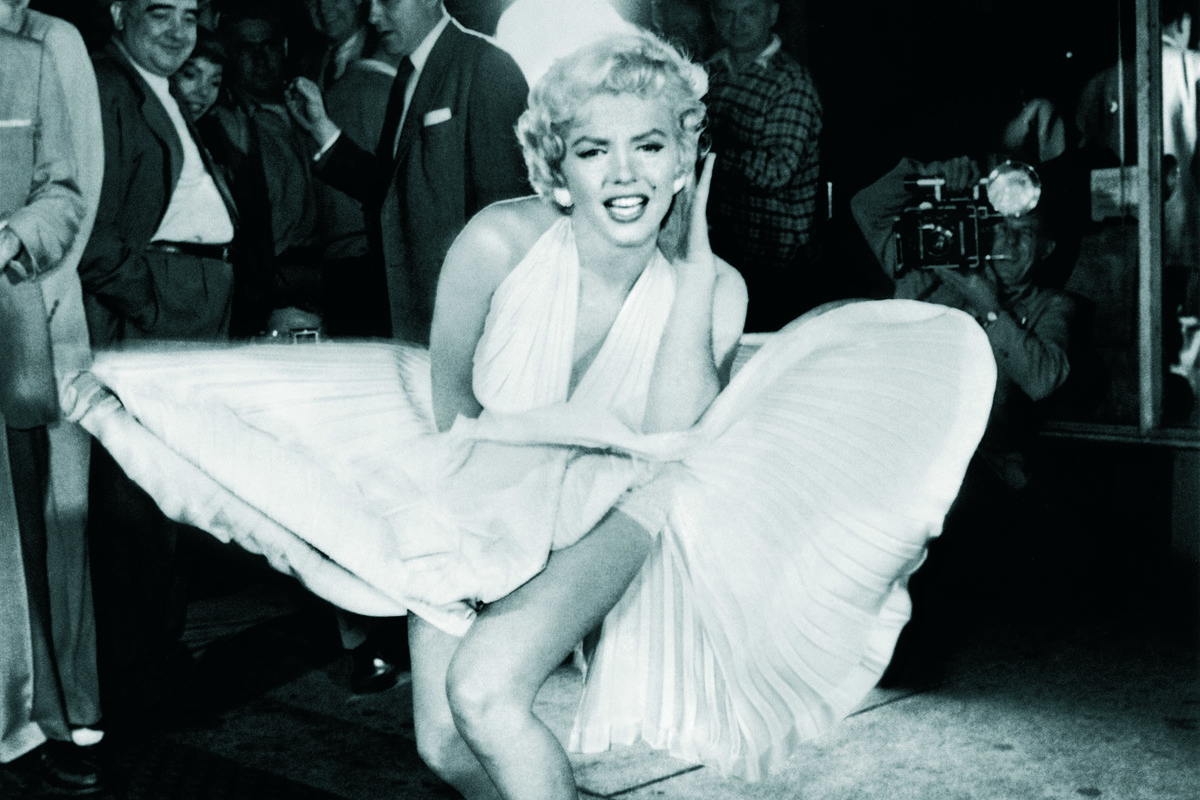 La mítica foto de Marilyn Monroe con la «falda voladora». Marilyn Monroe, New York City 1954. © Sam Shaw Inc.