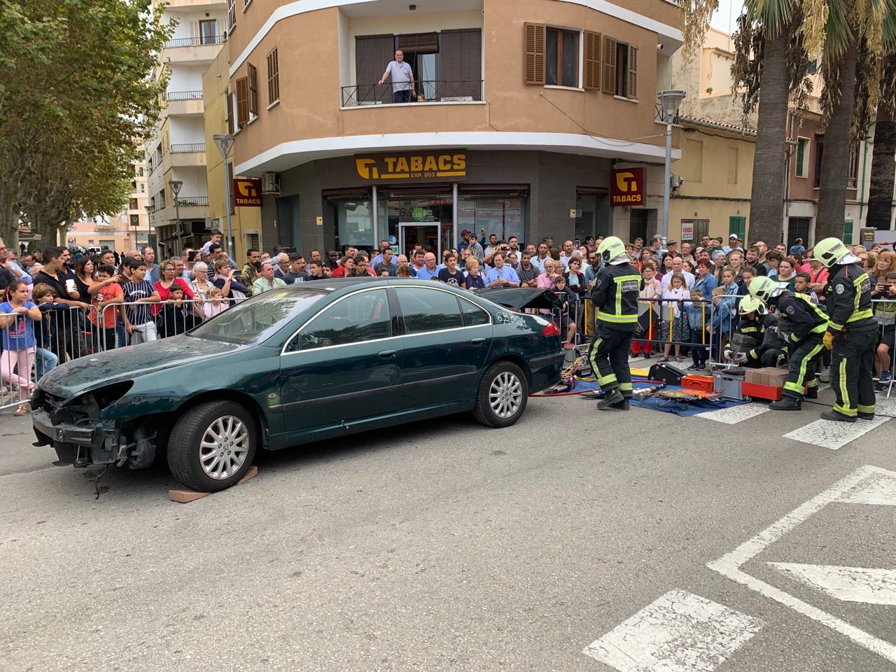 Durante el encuentro los Bombers de Mallorca llevarán a cabo un simulacro de excarcelación de un vehículo accidentado.