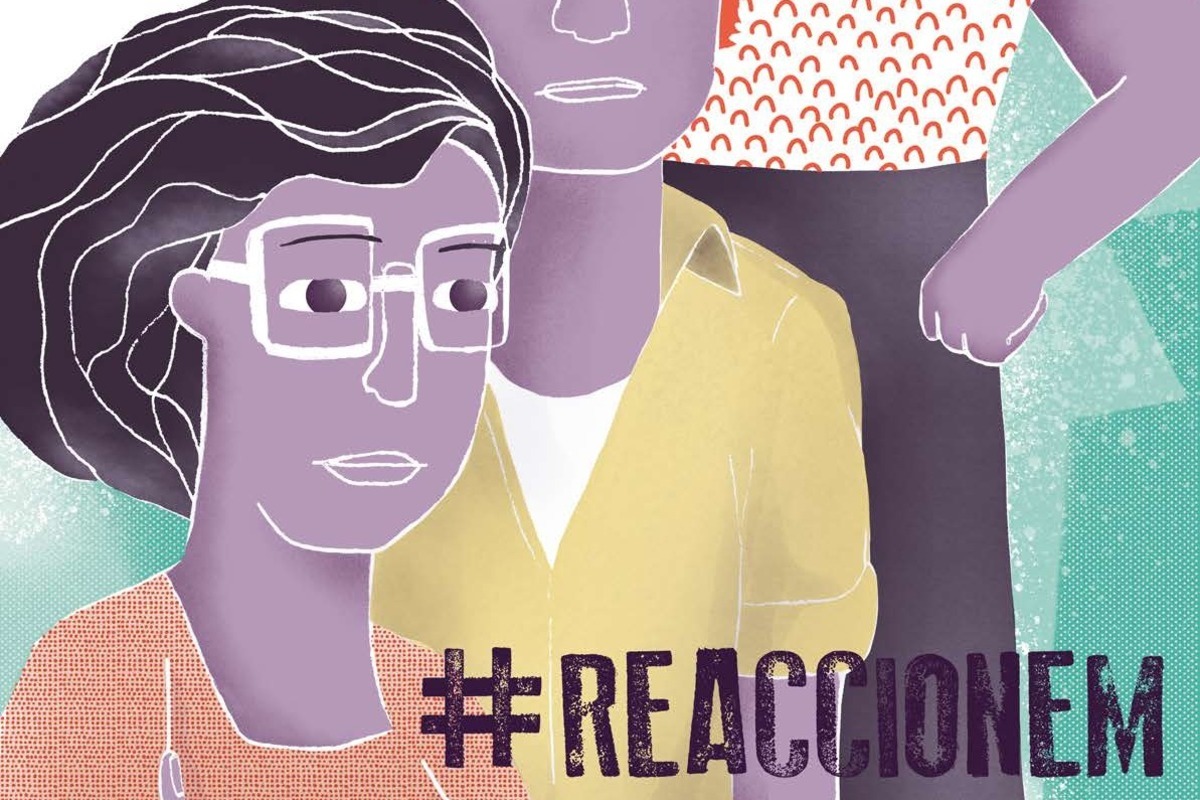 Cartel de la campaña #Reaccionem.