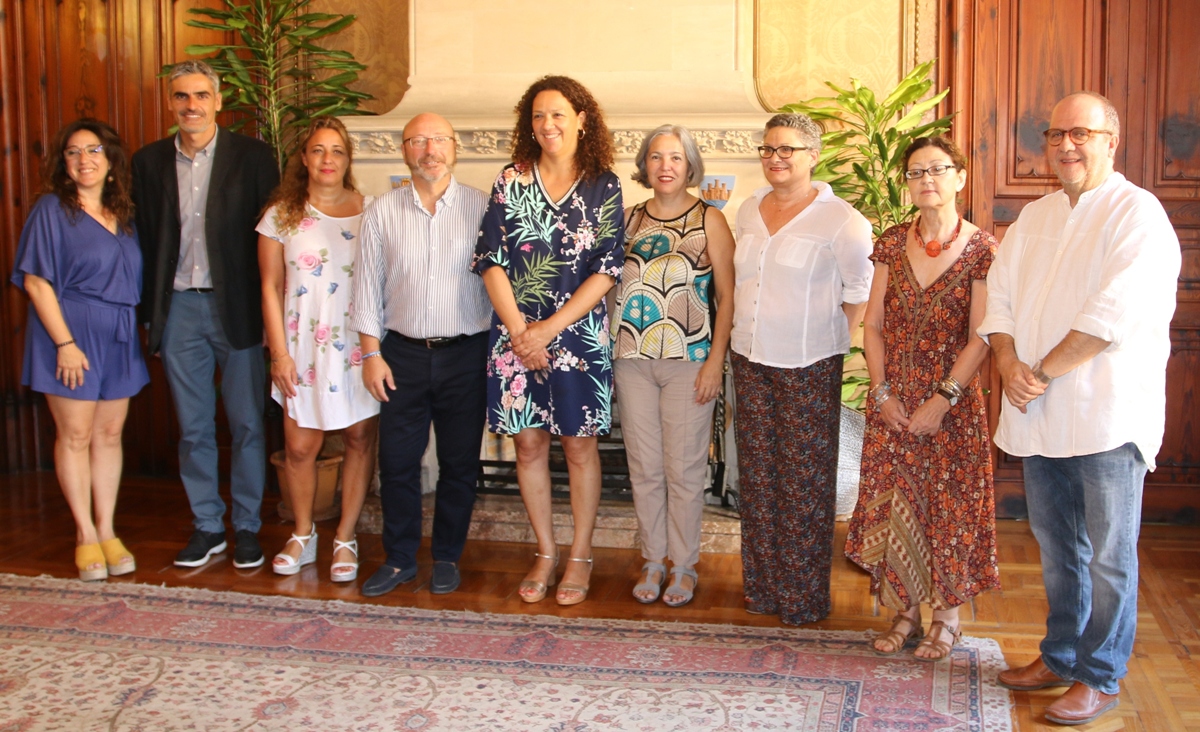 La Presidenta Catalina Cladera ha recibido a los miembros de la comisión ejecutiva de Comissions Obreres Illes Balears y de la unión insular de Mallorca