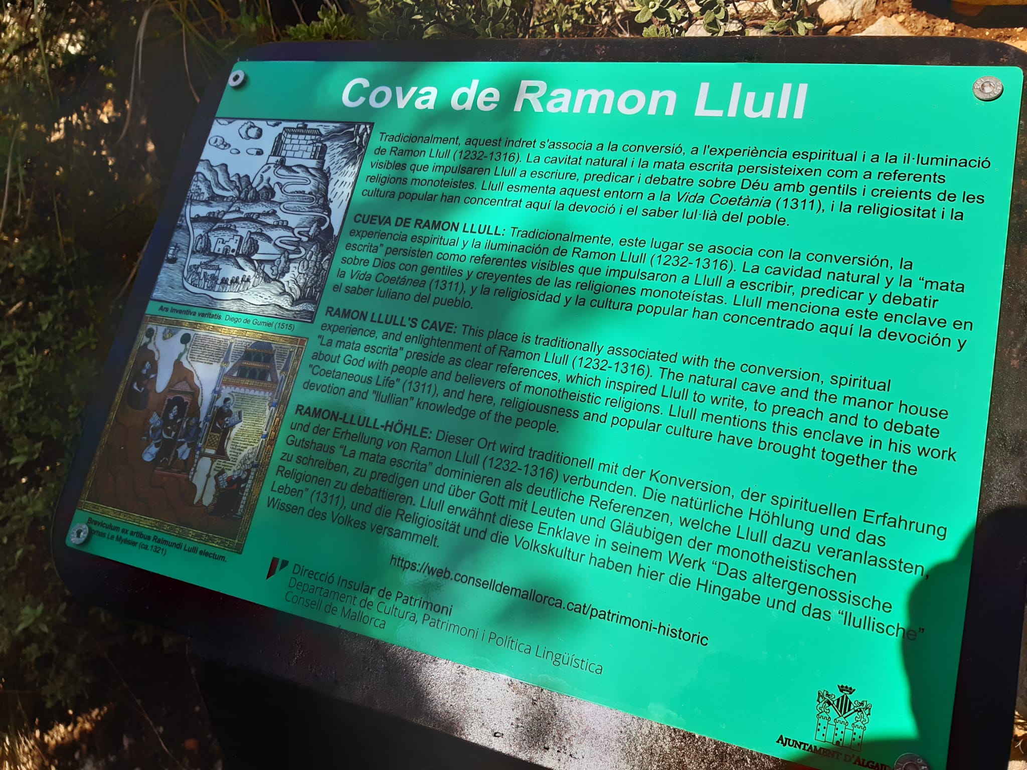 Nous cartells Cova Ramon Llull 
