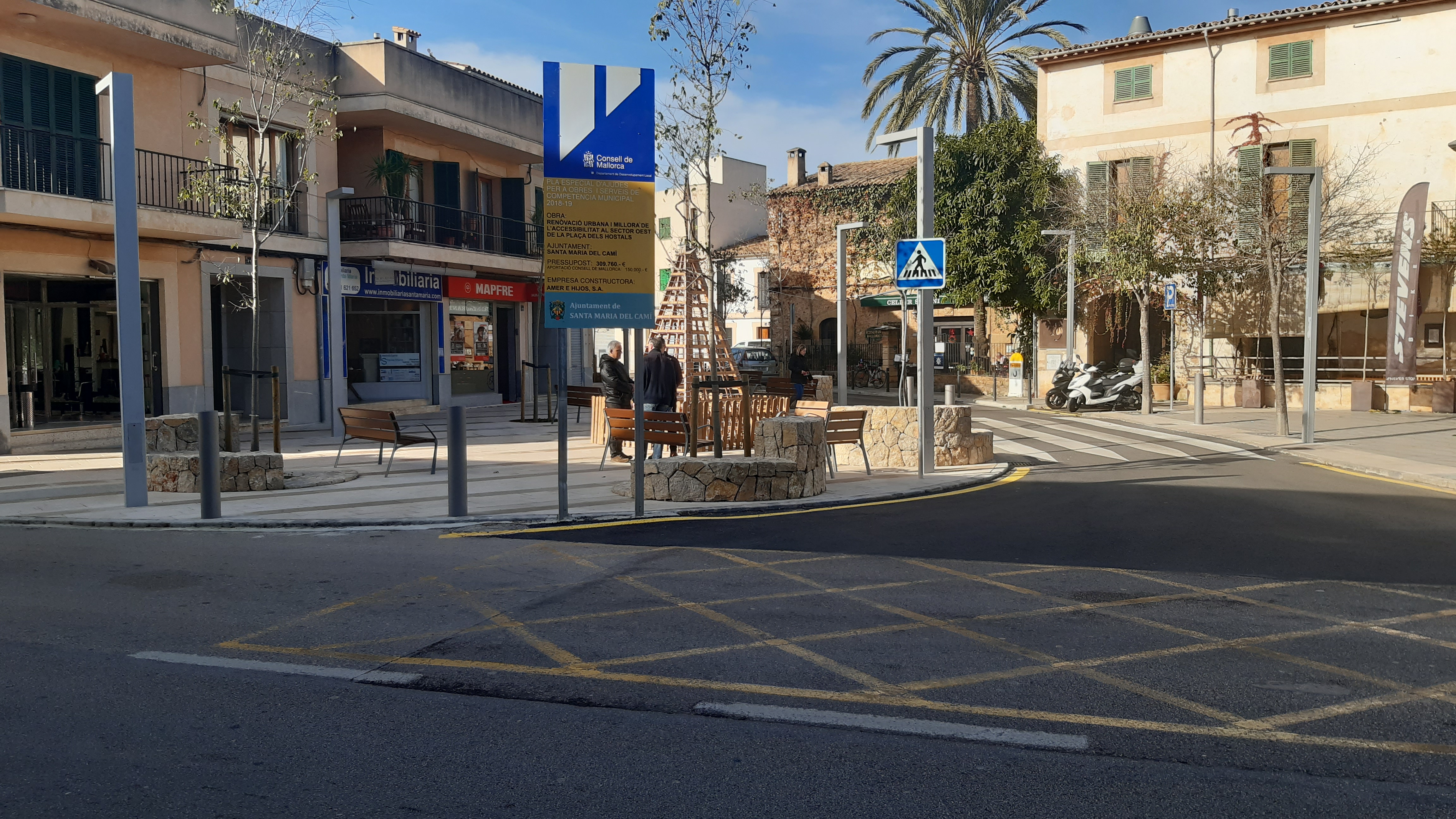 El Consell cofinança amb 150.000 euros un projecte de renovació urbana a Santa Maria del Camí.