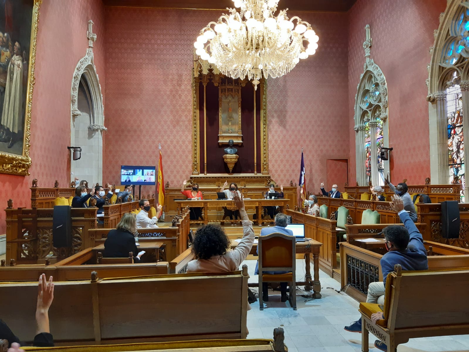 Votación del Pleno del Consell.
