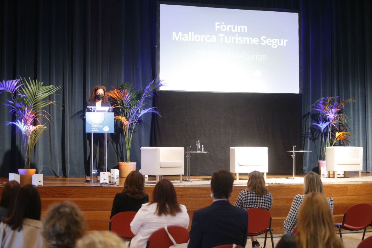 Imatge del discurs inaugural del fòrum Mallorca Turisme Segur