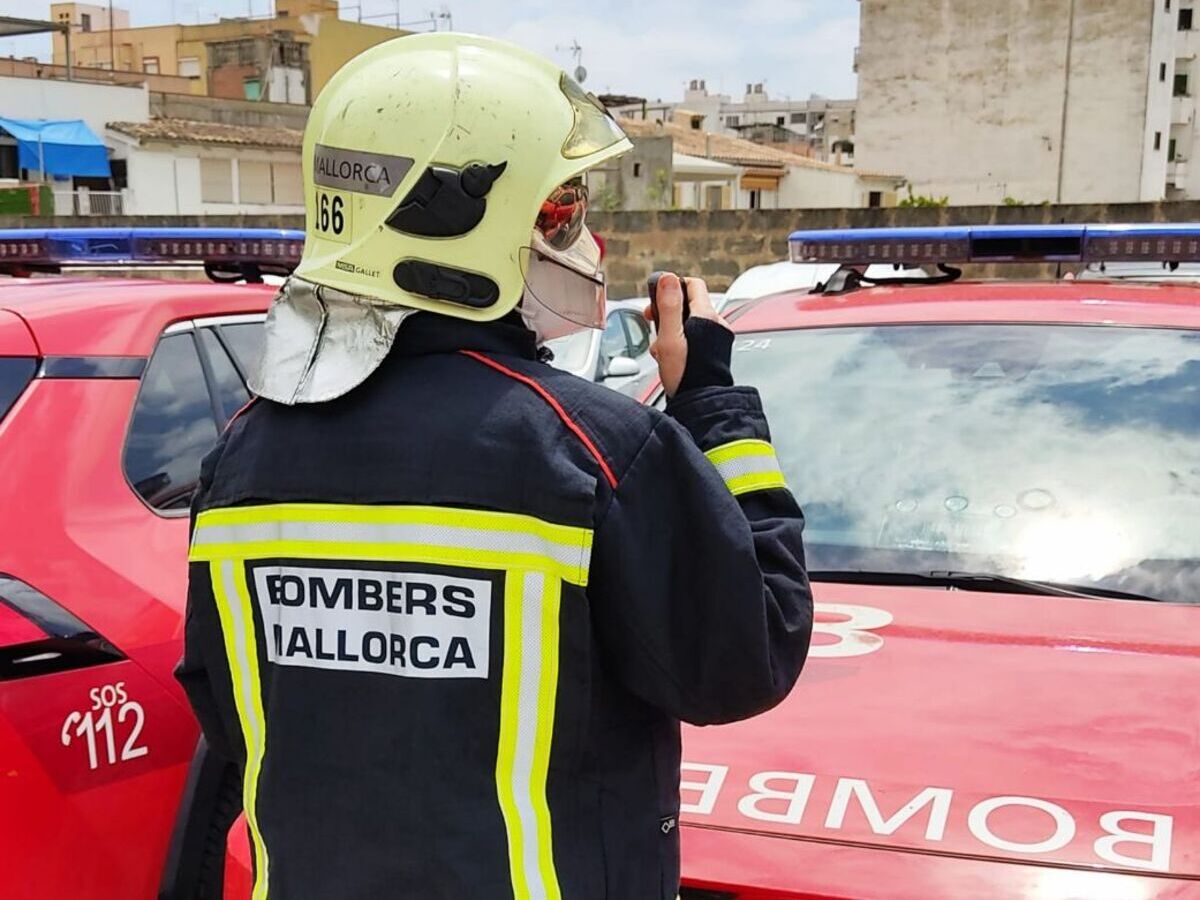 Un miembro de los Bombers de Mallorca.