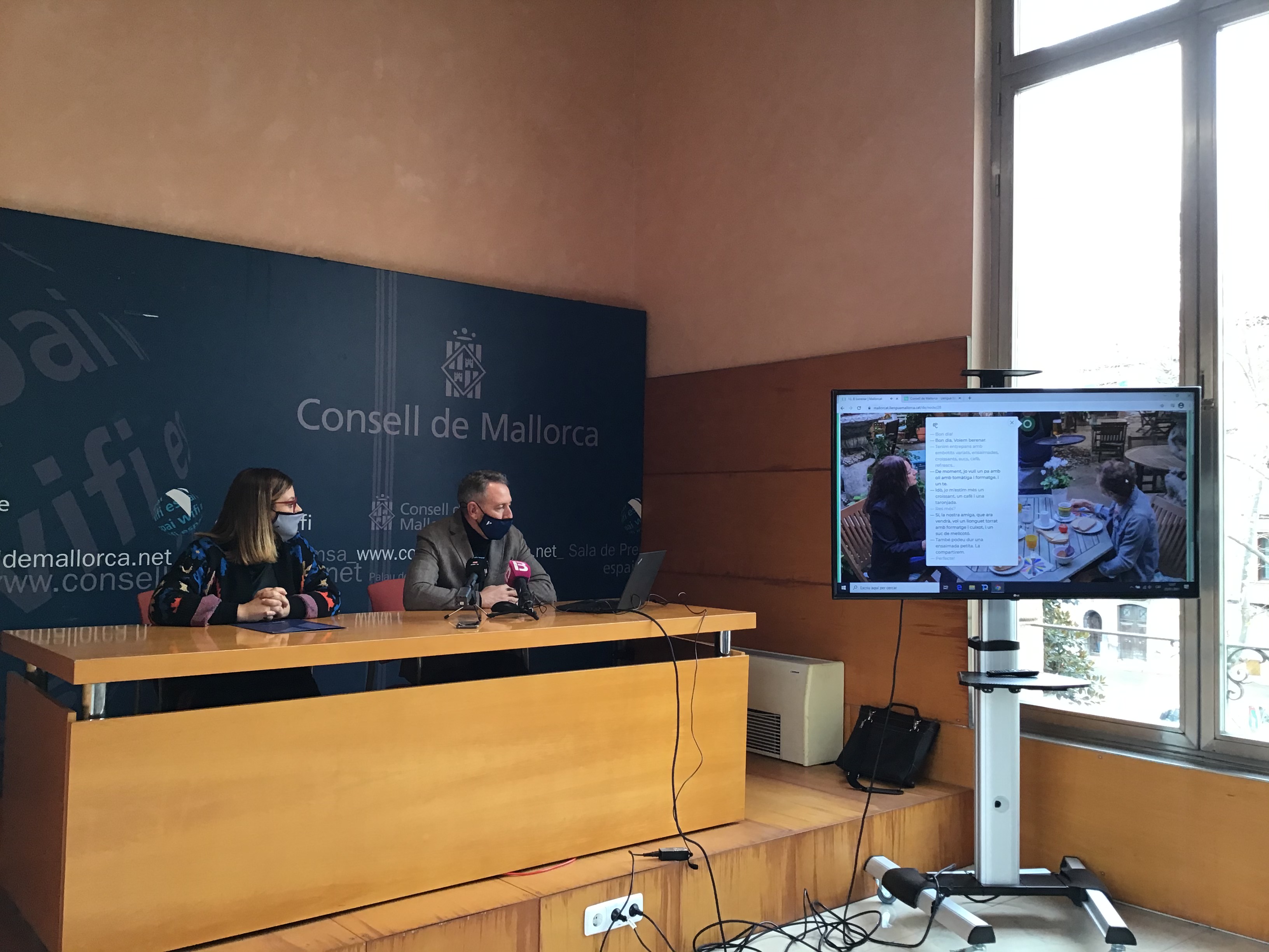 Roda de premsa de presentació de Mallorcat
