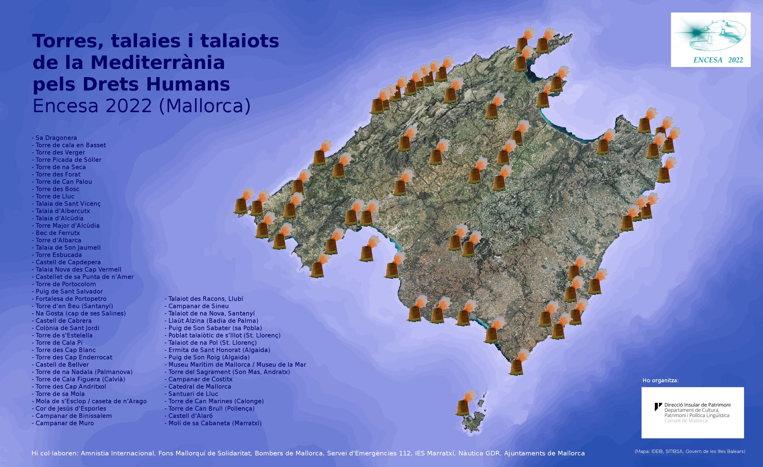 Presentació de l'Encesa de Torres i Talaies de la Mediterrània pels Drets Humans.