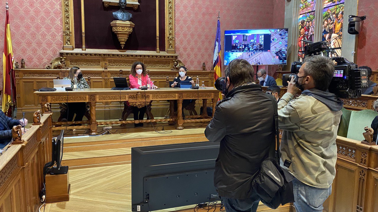 El Pleno del Consell de Mallorca.