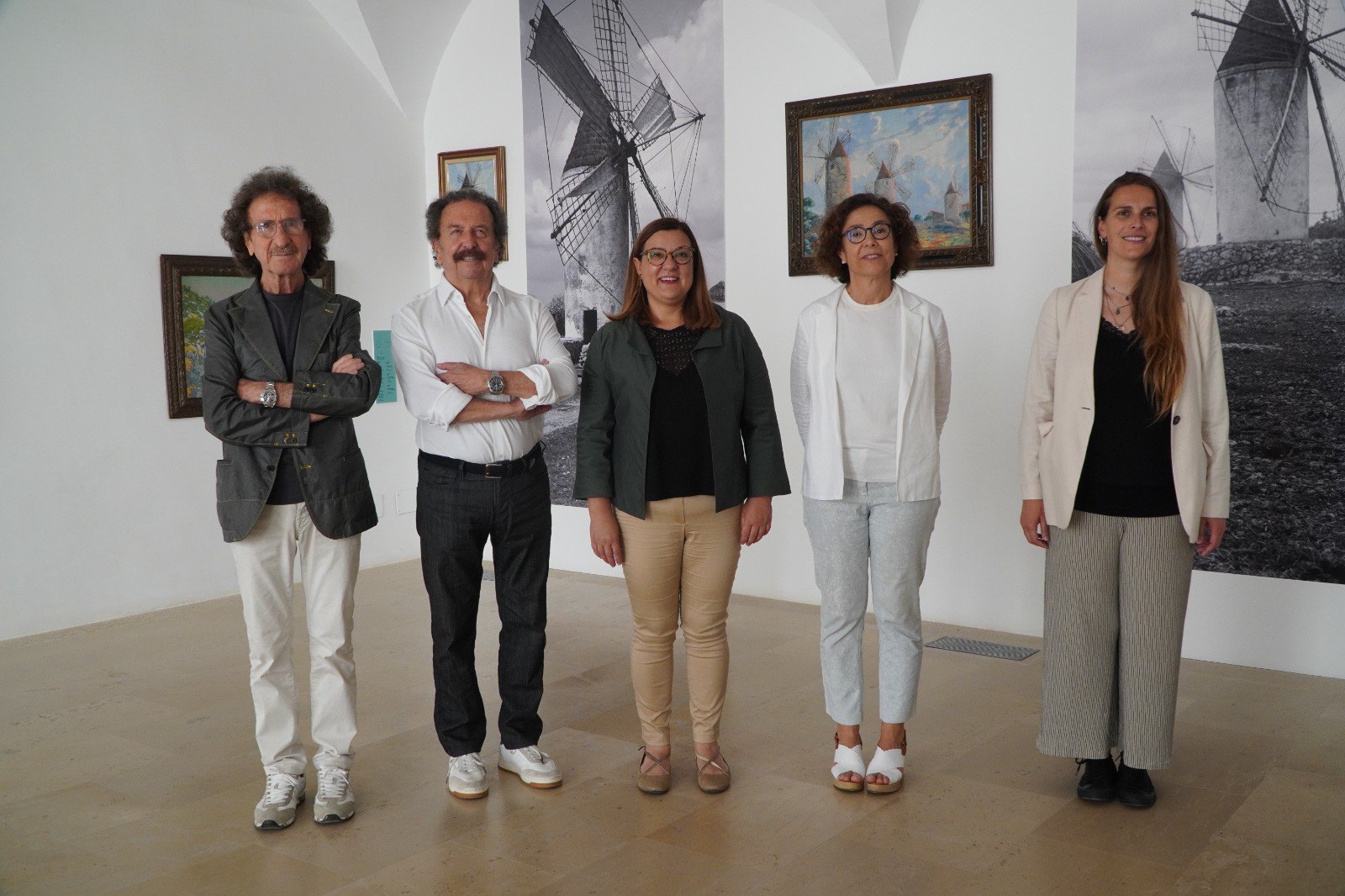 Presentació de l’exposició de Josep Pons Frau al Museu de Mallorca.
