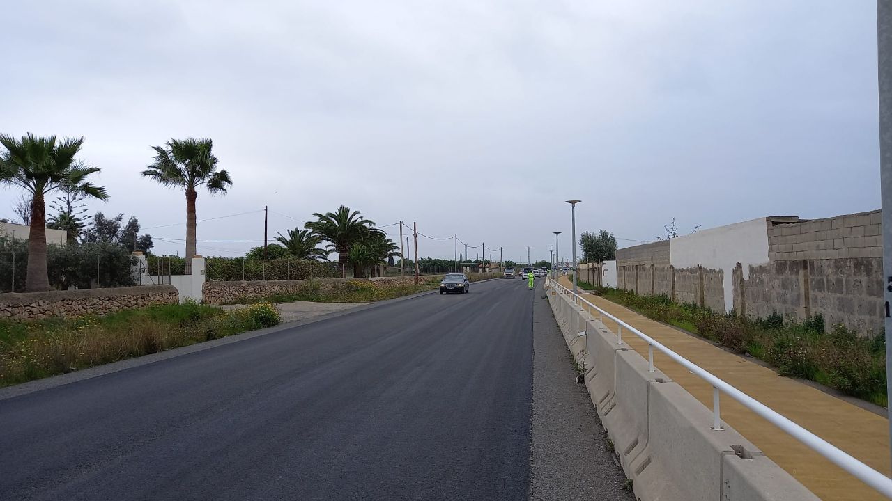 Renovació de diferents trams de la carretera de Sineu (Ma-3011).