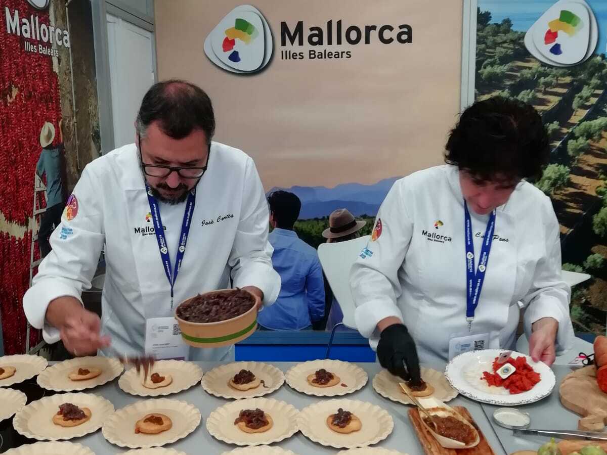 L'estand de la delegació de Mallorca a San Sebastian Gastronomika.