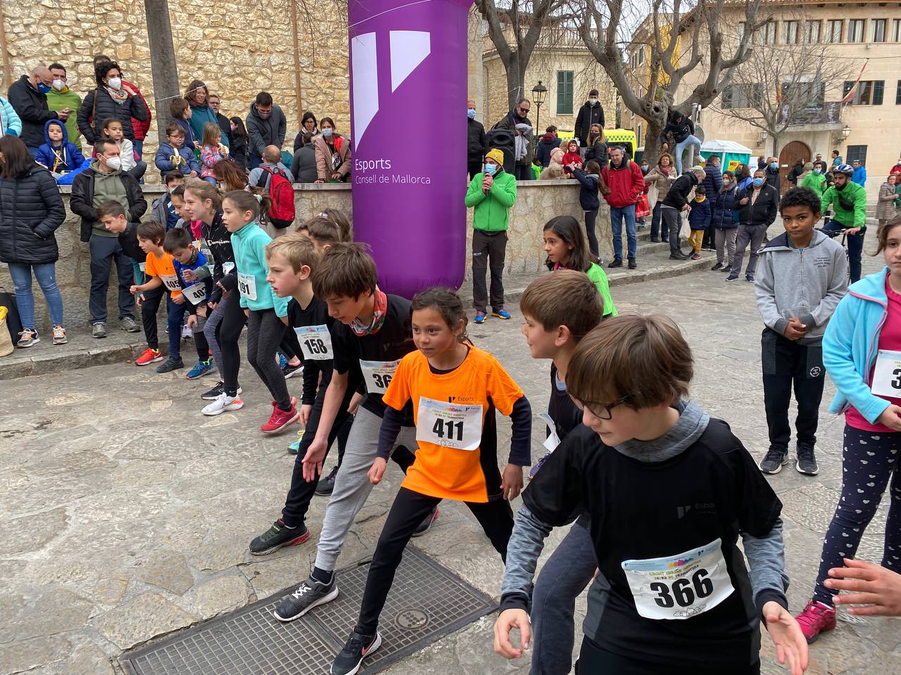 Inicio del IX Circuit Curses Infantils Serra de Tramuntana del Consell de Mallorca.