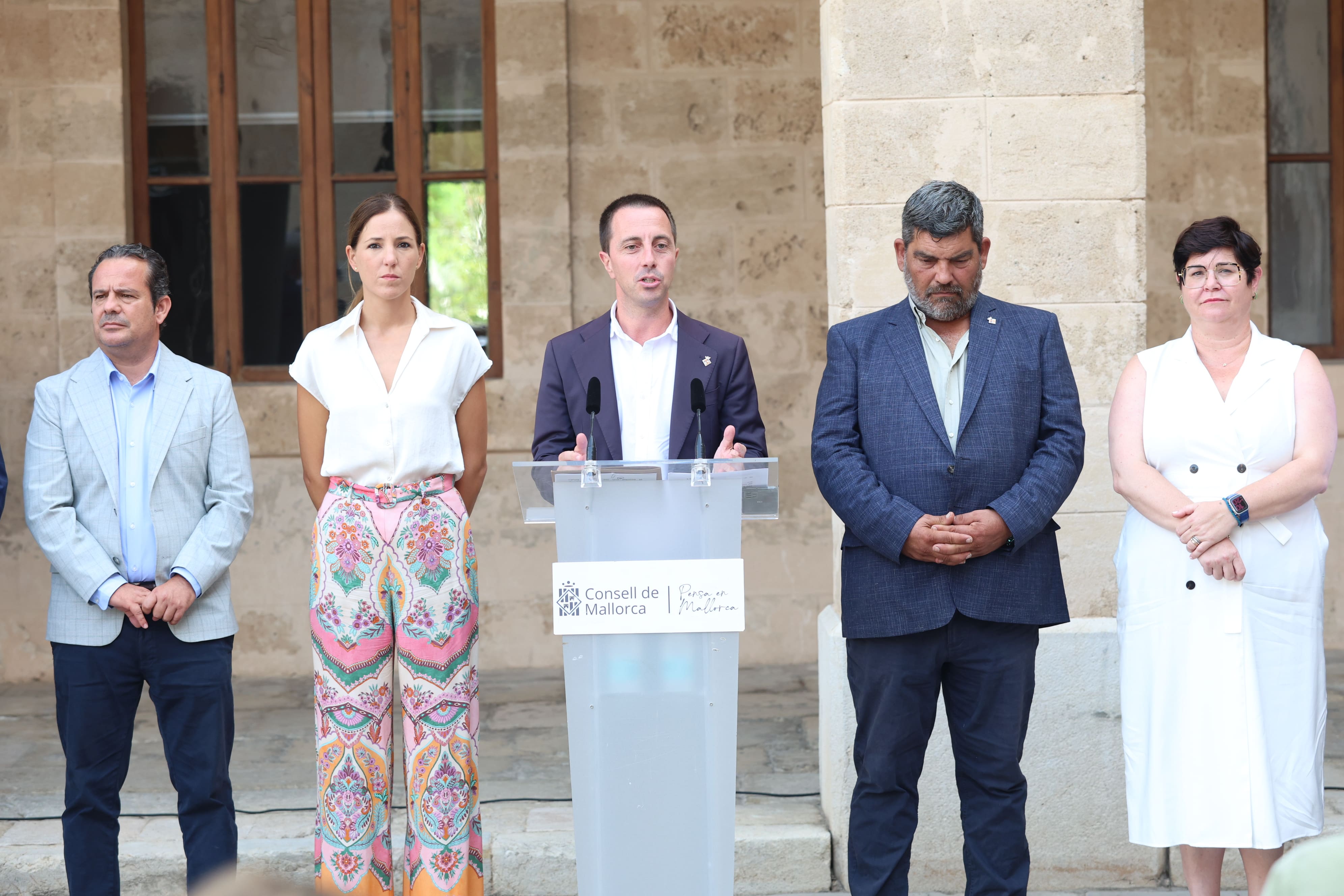 Roda de premsa de l'inici de curs polític del Consell de Mallorca.