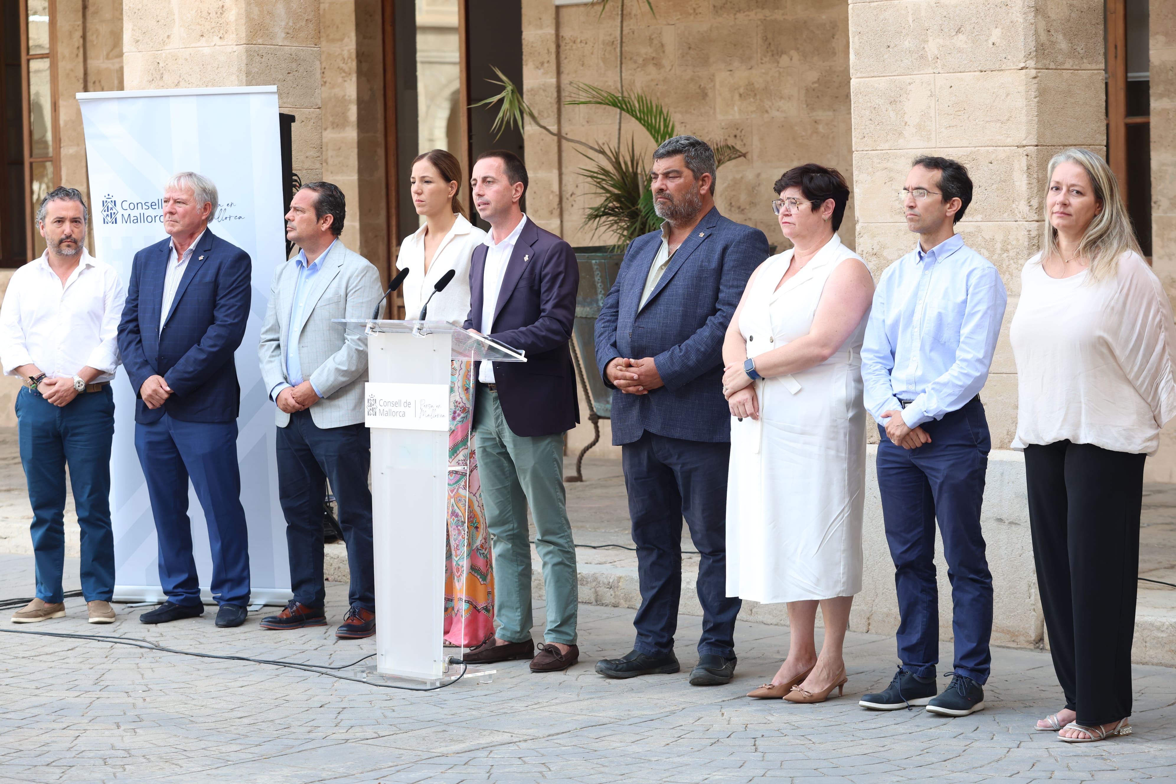 Rueda de prensa del inicio del curso político del Consell de Mallorca.