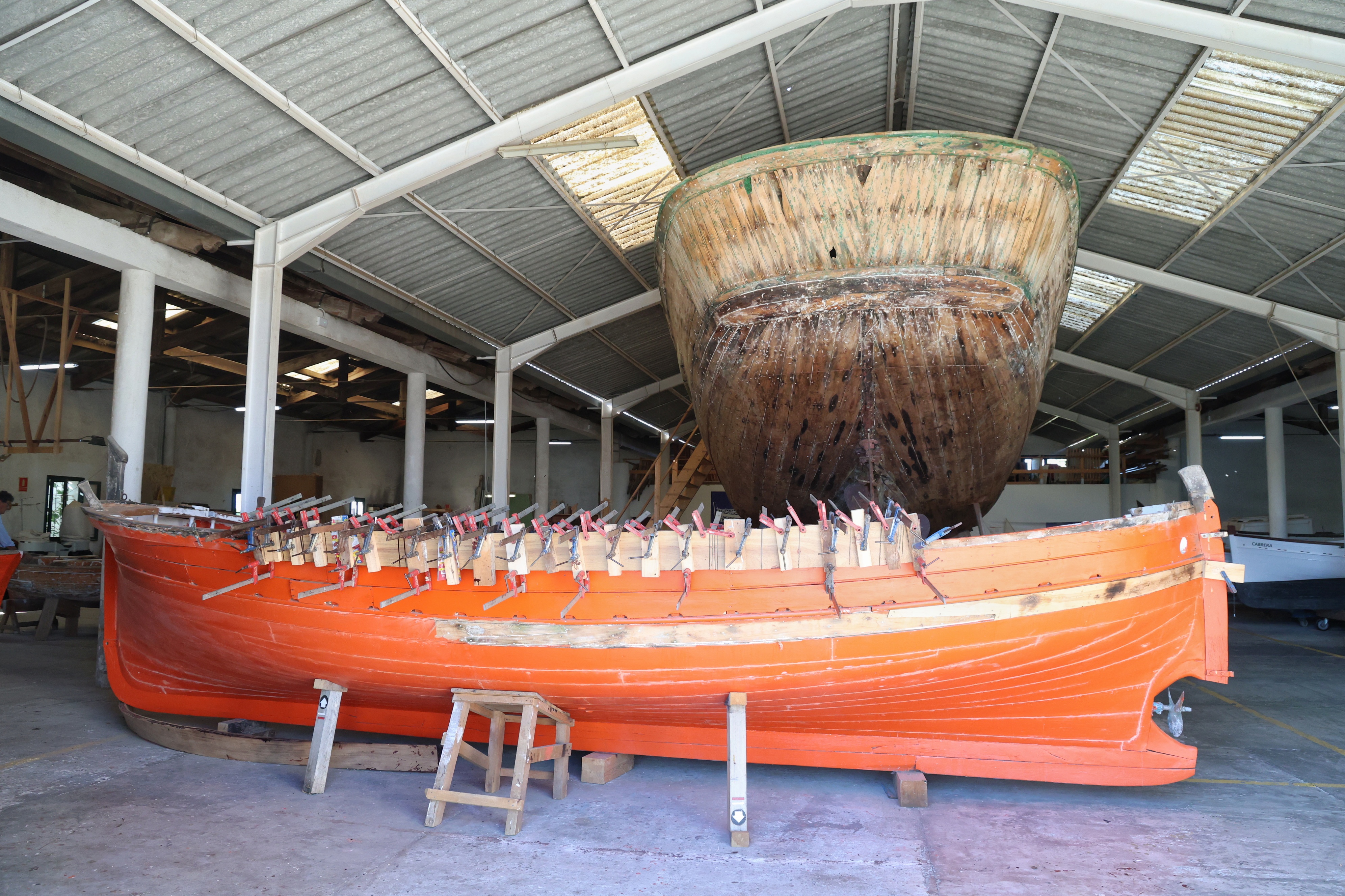 Reparación de las embarcaciones tradicionales.