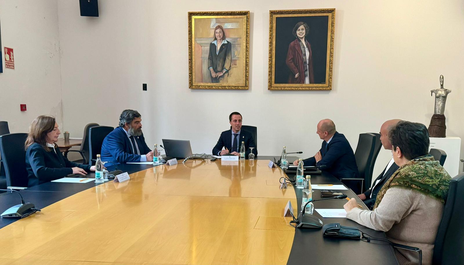 Reunió del Consell de Mallorca amb MAC Insular i l'Ajuntament de Bunyola.
