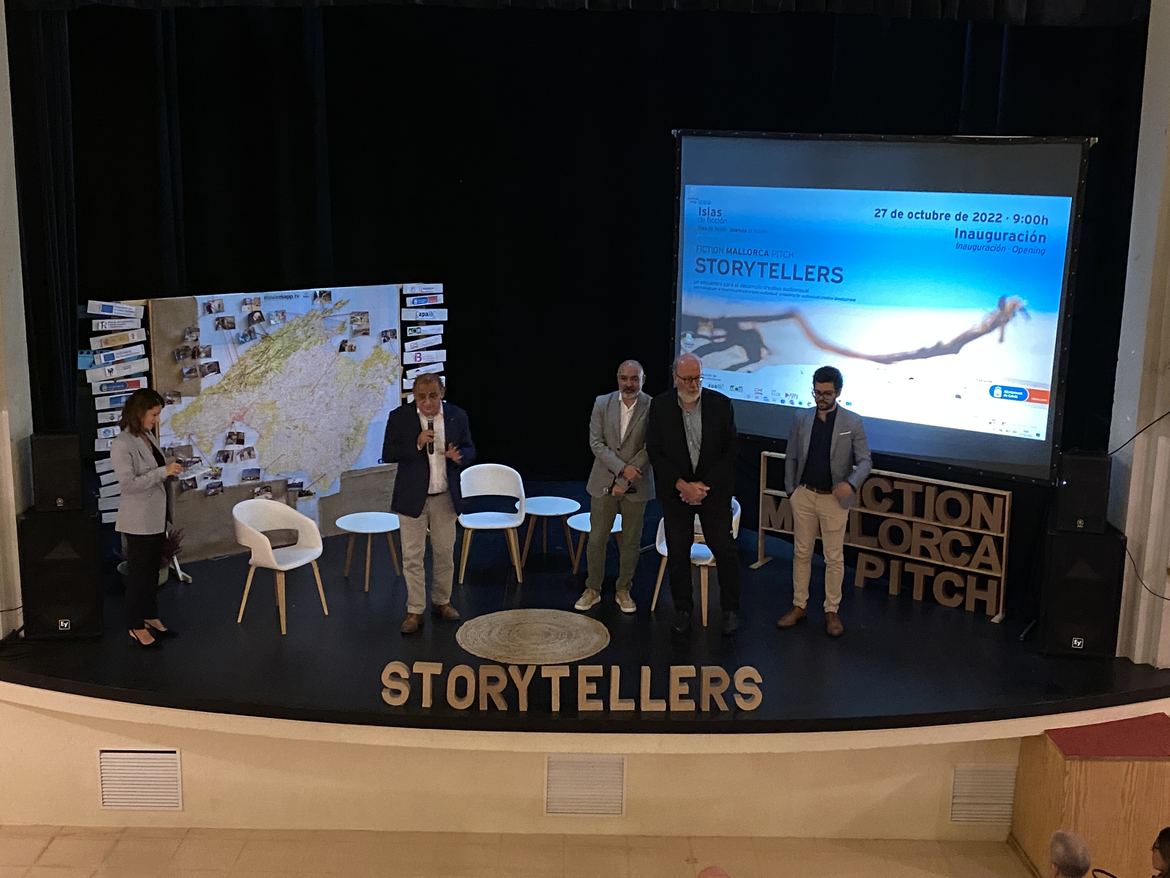 Inauguració del Fiction Mallorca Pitch, Storytellers a Calvià
