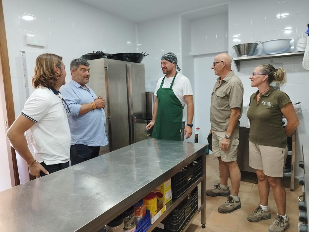 Bestard ha visitat les instal·lacions de Galatzó acompanyat del director insular de Medi Ambient, Luis Rubí