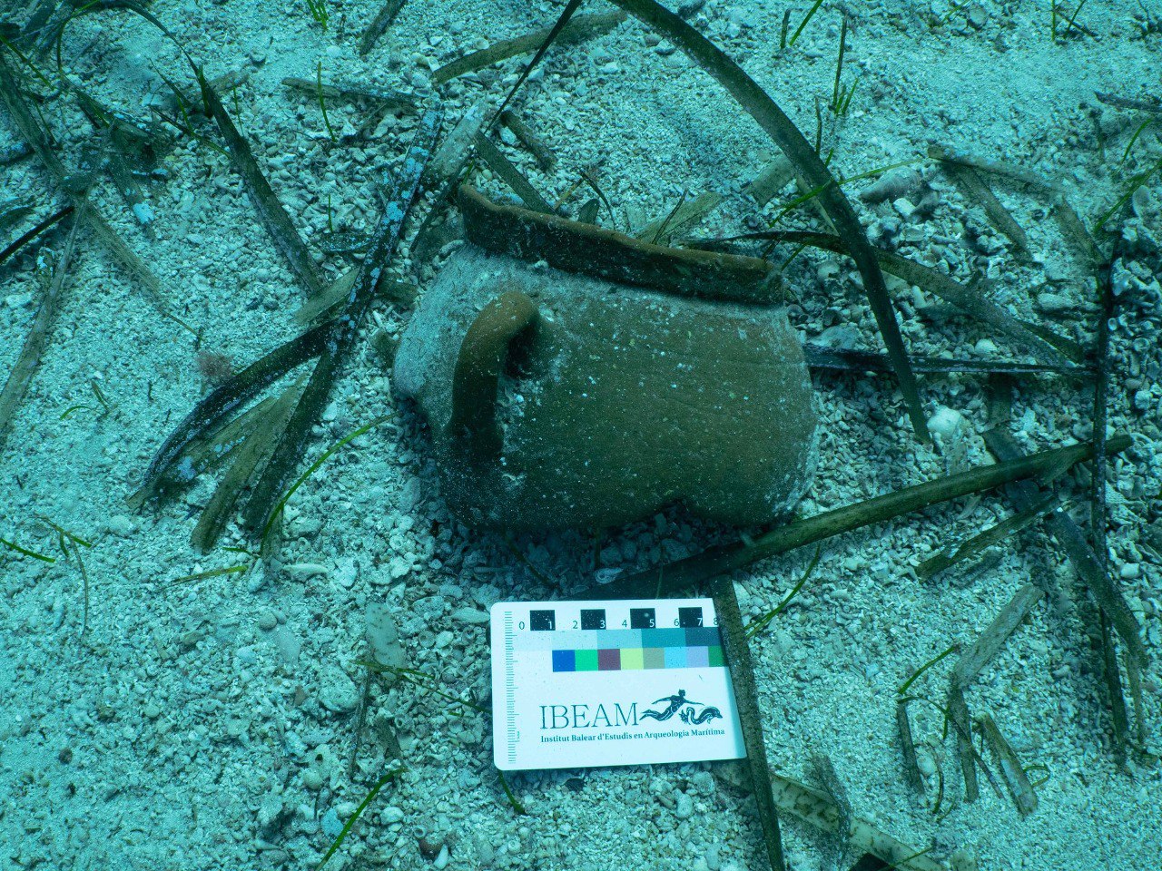 Pieza de un yacimiento arqueológico subacuático