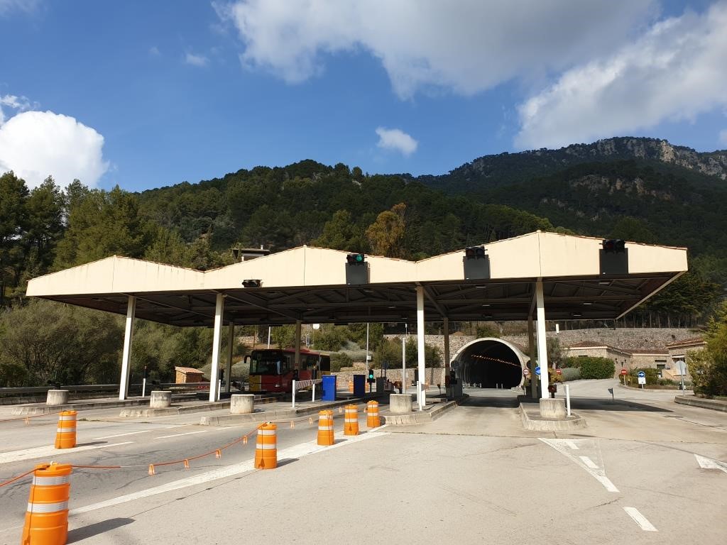 El Departament de Mobilitat i Infraestructures llevarà les casetes de peatge del túnel de Sóller