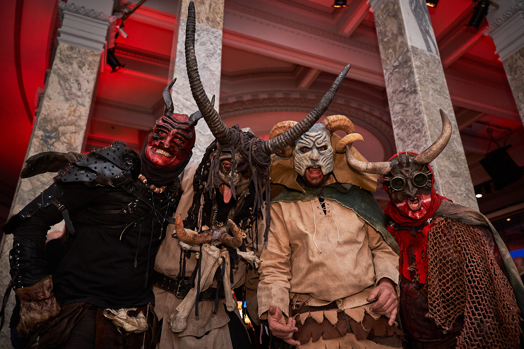 Un grup de dimonis a l'esdeveniment MallorcArte.