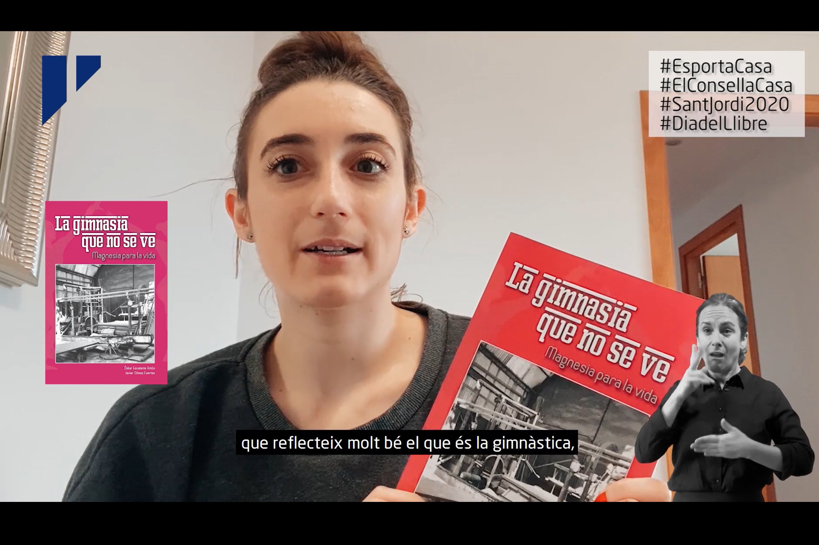 Esportistes d’elit recomanen els seus llibres preferits en el marc del programa del Consell «Esport a casa»: Cintia Rodríguez.