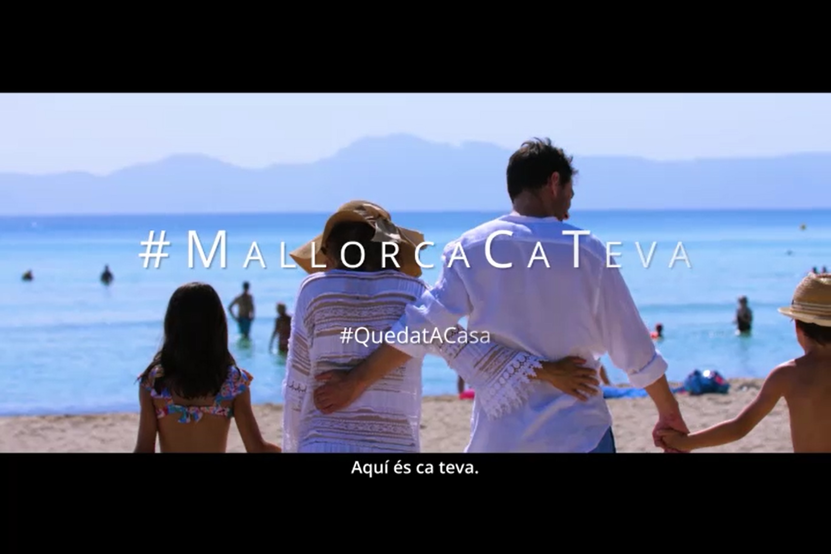 Captura del tercer vídeo de la Fundació Mallorca Turisme de la campanya #SeeYouSoonMallorca.