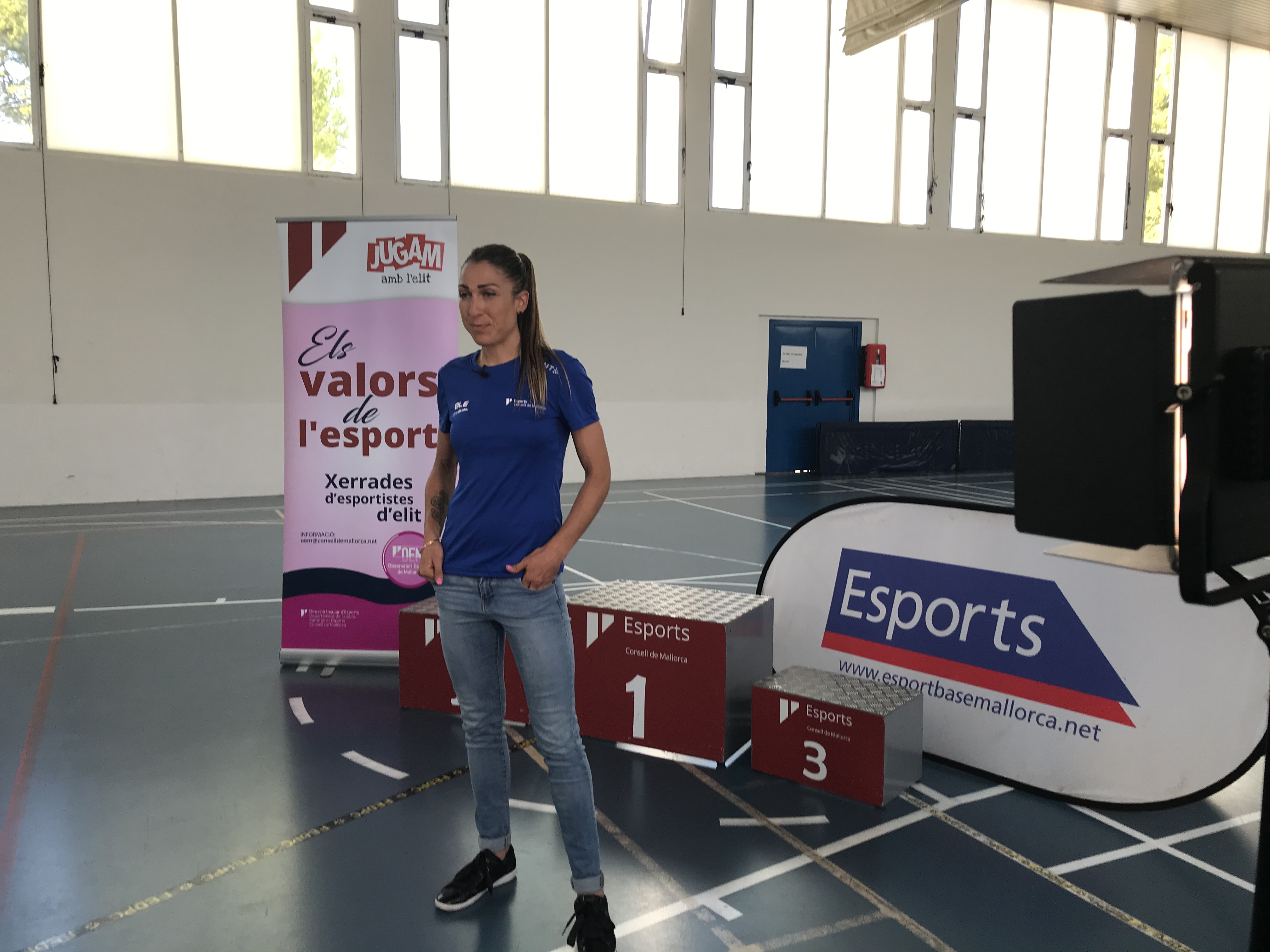 La ciclista Mavi García, una de les esportistes de Mallorca que participen en el programa «Els valors de l'esport».