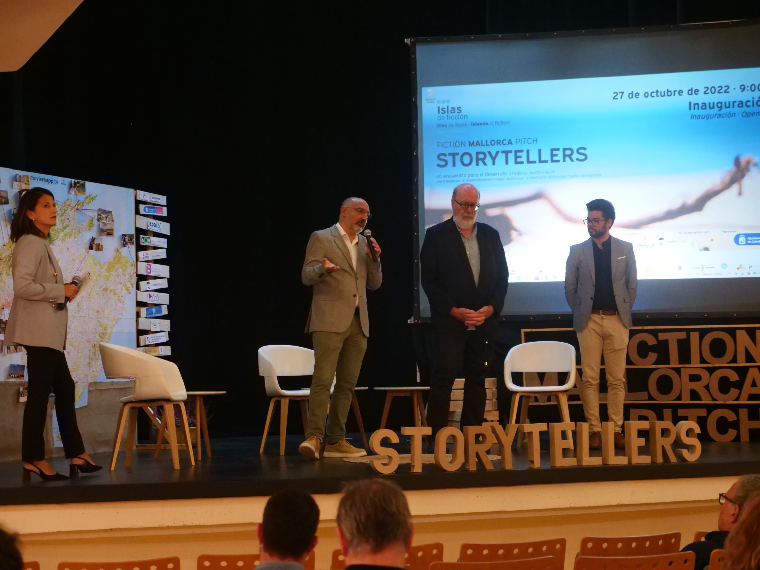 Inauguració del Fiction Mallorca Pitch, Storytellers a Calvià
