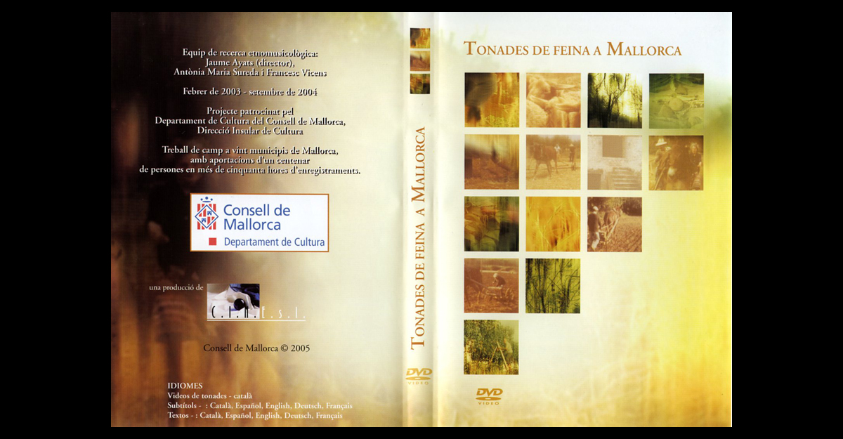 Carátula del DVD <i>Tonades de feina a Mallorca</i> (2005)