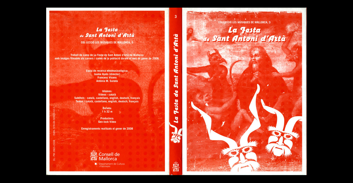 Carátula del DVD <i>La festa de Sant Antoni d'Artà</i> (2008)