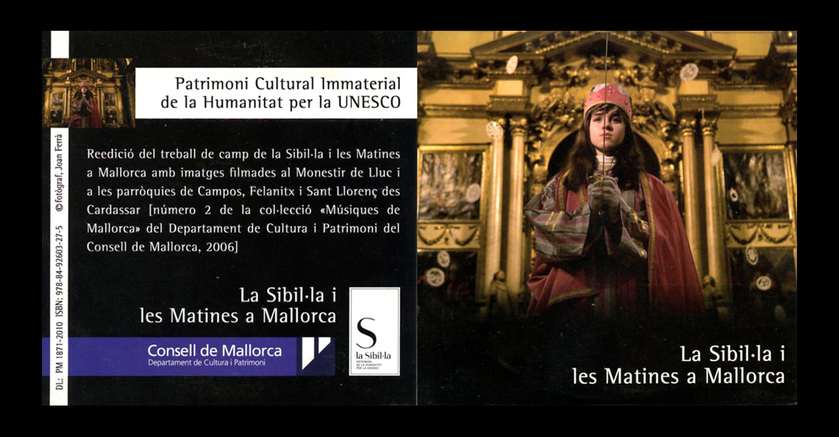 Carátula del DVD <i>La Sibil·la i les Matines a Mallorca</i> (2010)